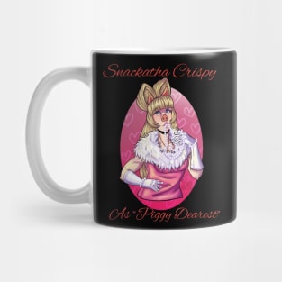 Snackatha Crispy as Piggy Dearest Mug